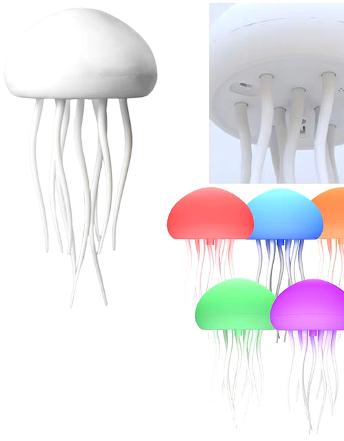 Load image into Gallery viewer, Jellyfish Lamp Voice Control Dancing RGB Gradient Jellyfish Bedside Lamp Rechargeable Table Lamp Touch Sensor Christmas Gift New