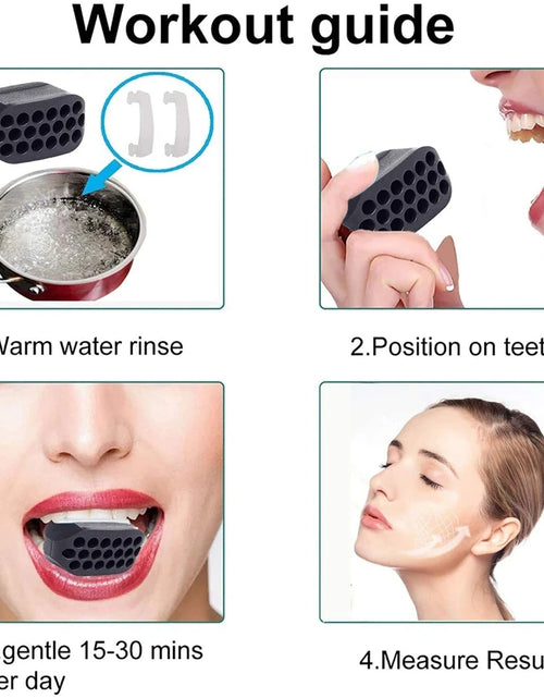 Load image into Gallery viewer, Dropshipping Facial Jaw Exerciser Gym Fitness Ball Jawline Muscle Training Double Chin Reducer Neck Face Slimming Mouth Jawliner