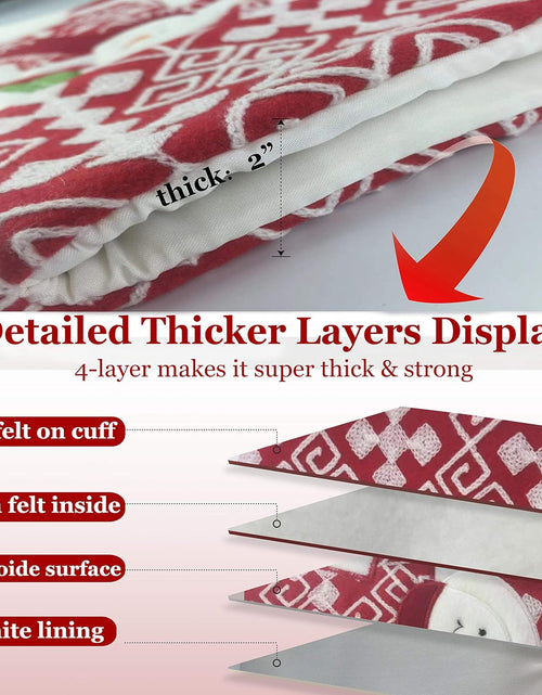 Load image into Gallery viewer, Classic Christmas Stockings Set of 2 Santa, Snowman Xmas Character 17 Inch (Style 4)