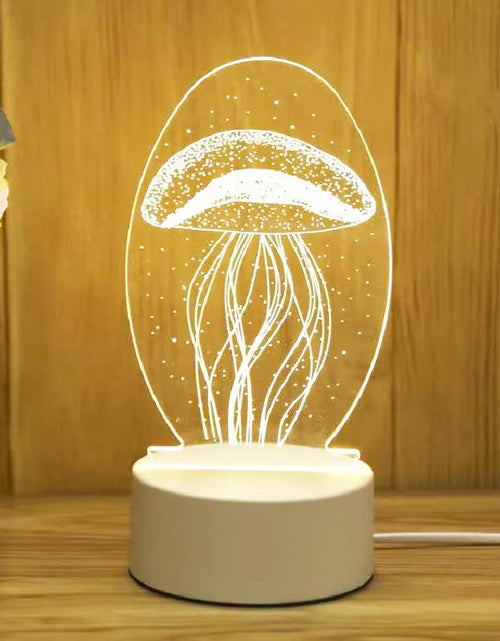 Load image into Gallery viewer, Romantic Love 3D Acrylic Led Lamp for Home Children'S Night Light Table Lamp Birthday Party Decor Valentine'S Day Bedsid