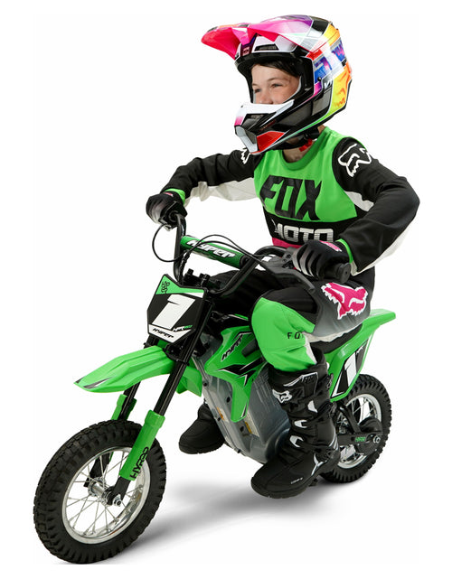 Load image into Gallery viewer, HPR 350 Dirt Bike 24 Volt Electric Motorcycle in Green