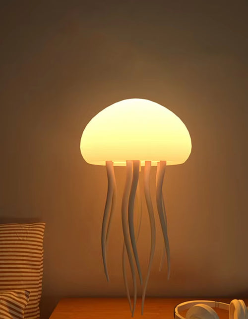 Load image into Gallery viewer, Jellyfish Lamp Voice Control Dancing RGB Gradient Jellyfish Bedside Lamp Rechargeable Table Lamp Touch Sensor Christmas Gift New