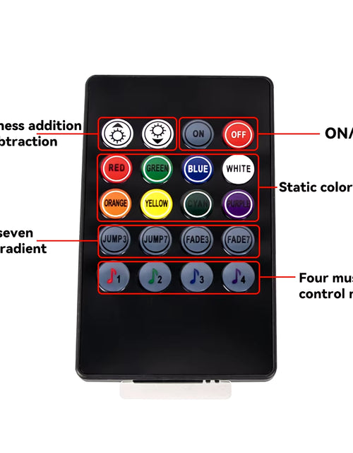 Load image into Gallery viewer, Car Underbody Light Decorative Lamp Neon LED RGB Car Underglow Bottom Light Remote/App Control Flexible Waterproof LED Strip