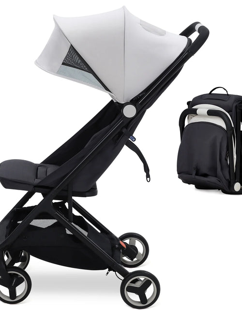 Load image into Gallery viewer, Lightweight Stroller, Compact One-Hand Fold Travel Stroller for Airplane Friendly, Reclining Seat and Canopy