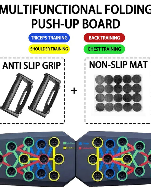 Load image into Gallery viewer, Household Multifunctional Push up Training Board for Men&#39;S Chest and Abdominal Muscle Training Equipment Portable Push up Board
