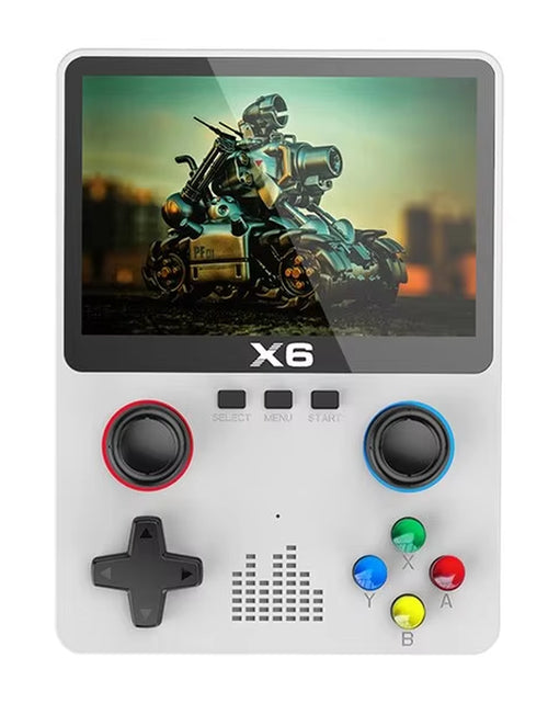 Load image into Gallery viewer, 2023 New X6 3.5Inch IPS Screen Handheld Game Player Dual Joystick 11 Simulators GBA Video Game Console for Kids Gifts
