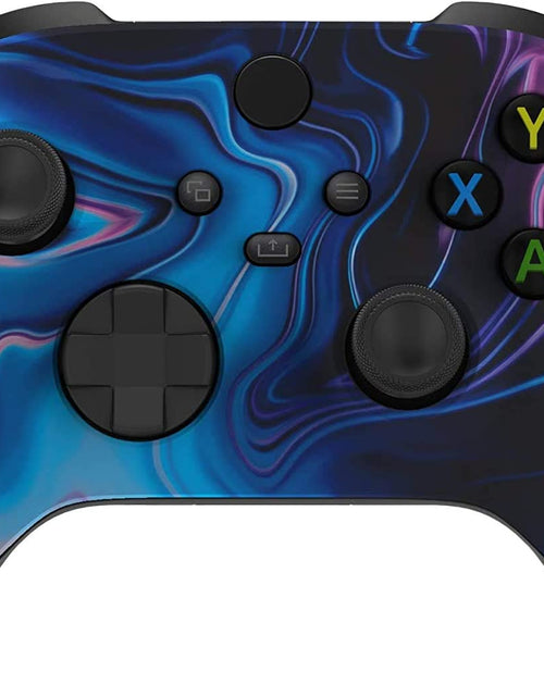 Load image into Gallery viewer, Wireless Controller for Microsoft Xbox Series X/S &amp; Xbox One - Custom Soft Touch Feel - Custom Xbox Series X/S Controller (X/S Blue &amp; Purple Swirl)
