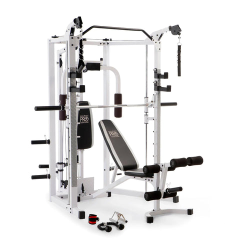 Combo All in One Full Body Home Gym Workout Equipment, White